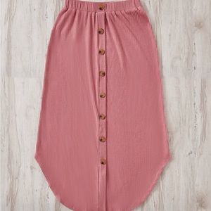 Pink Midi Skirt